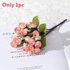 Realistic Buds Rose Silk Floral Arrangement For Outdoor Events Home Photography Decoration