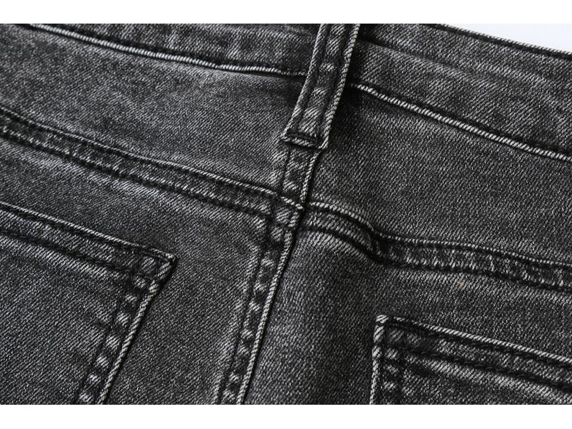 Xintang Dámské skinny džíny s vysokým pasem: Jaro/Podzim 2025, Elastické tužkové kalhoty slim fit.