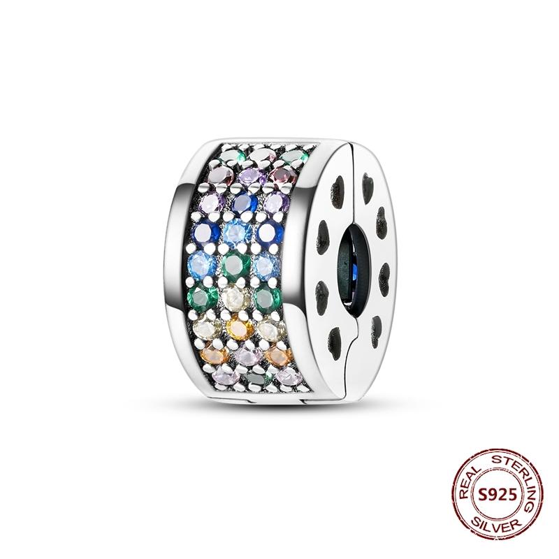 Copper Buckle Copper Charm Blue Star Moon Bead Butterfly Suitable For Original Bracelet Zircon Fine Diy Jewelry