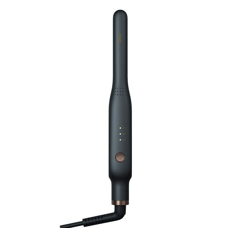 RB-8250 Electric Hair Straightener Men Dedicated Hair Curler Hair Curler and Straightener Dual-Use Mini Small Straightening Board Fluffy Implement Black Rb-8250
