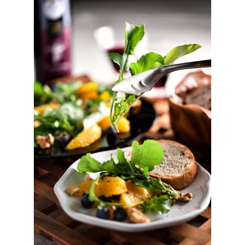 Kevnhaun Stainless Steel Tongs, Large, 30cm, Yakiniku Tongs, Made in Japan, Thin Tips that Don't Touch the Table, Chopsticks, Cake Tongs, Global Tongs