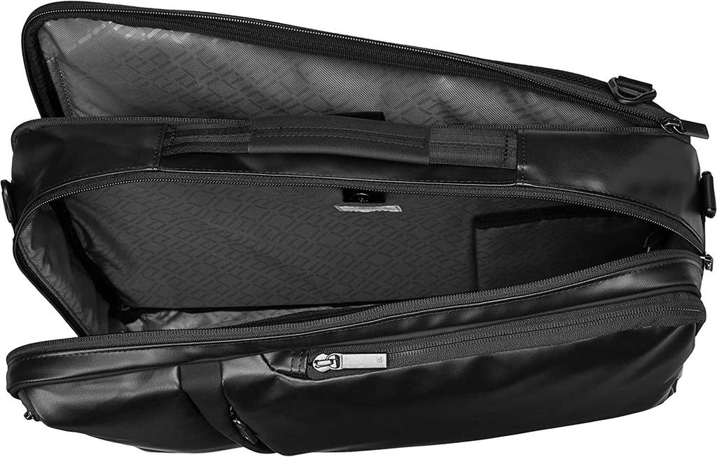 Ace Gene Gadgetable WR Business Bag, Fits 15-inch PCs, Includes Setup, 55544, Black