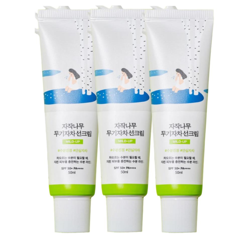 

ROUND LAB Birch Juice Physical (Mineral) Sunscreen 50ml (SPF50+ PA++++) [3-Set]