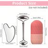 Ice Face Roller & Stainless Steel Gua Sha Tool Set, Facial Massager Ice Roller Skin Care Tool Beauty Set Lifting Contouring Tool