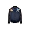 Over-The-Shoulder Dragon Sea God Embroidered Satin Yokosuka Jacket Men Jacket Dark-Blue 2EAHTM1JK740XXPQ