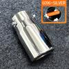 Car Exhaust Muffler Tail Pipe For Mazda 3 Qashqai Renault Clio 5 2019-2022 Stainless Steel Car Tailpipe Decor Accessories