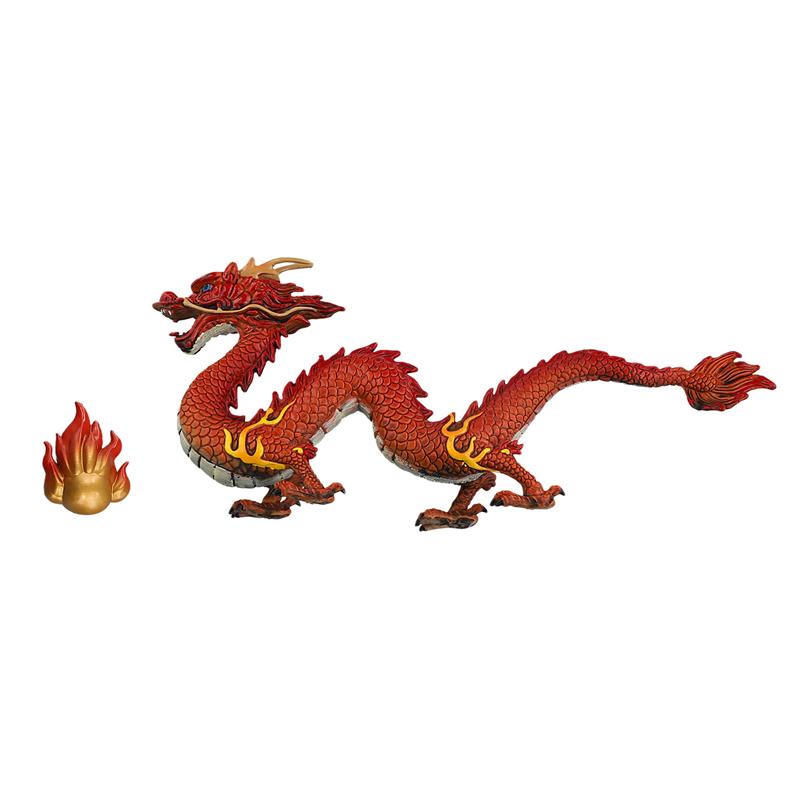 AEE4-Dragon Statue Chinese Dragon Statue 2026 New Year Of The Dragon Gift Animals Figure Chinese Lucky Zodiac Sculpture