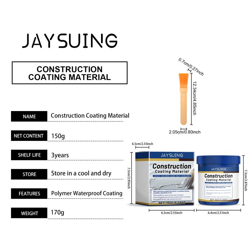 Gray Epoxy Floor Paint Water Based Fast Dry Durable Crack Resistant Waterproof Coating for Interior Garage Basement Floor