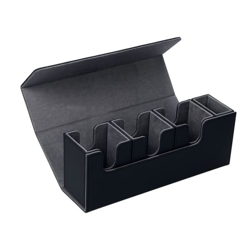 Trading Card Heaven Deck Case, 3-Divider Card Case, Stores Trading Cards in Sleeves, Holds 300 Cards, and Includes Dice Storage