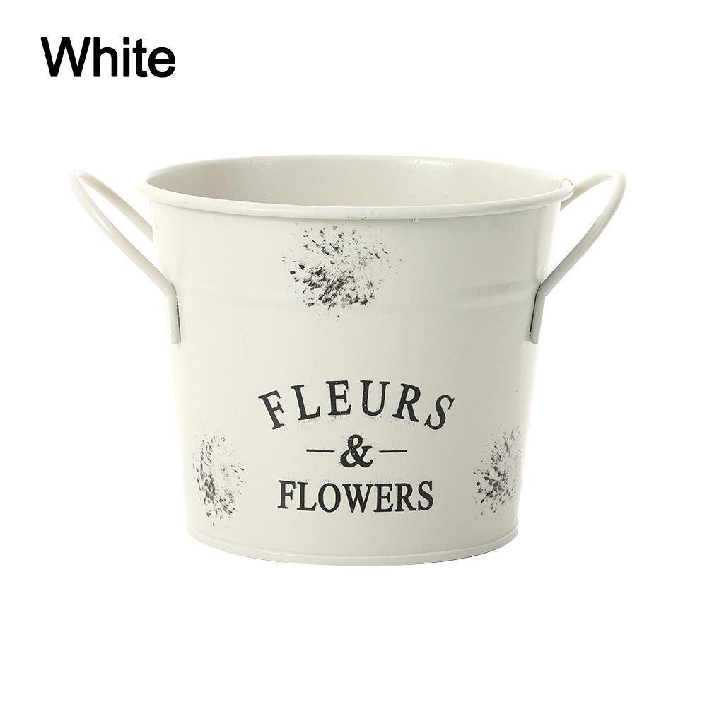 Dzbanek metalowy do domu Dzbanek Doniczki na kwiaty Wazon na kwiaty Dekoracja ogrodowa Wiadro na kwiaty