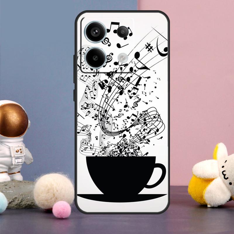 

Musical Music Note Case For Xiaomi Redmi Note 14 9 10 11 12 13 15 Pro Plus Redmi 15 15C 14C 10C 12C 13C Cover Redmi 15 5G