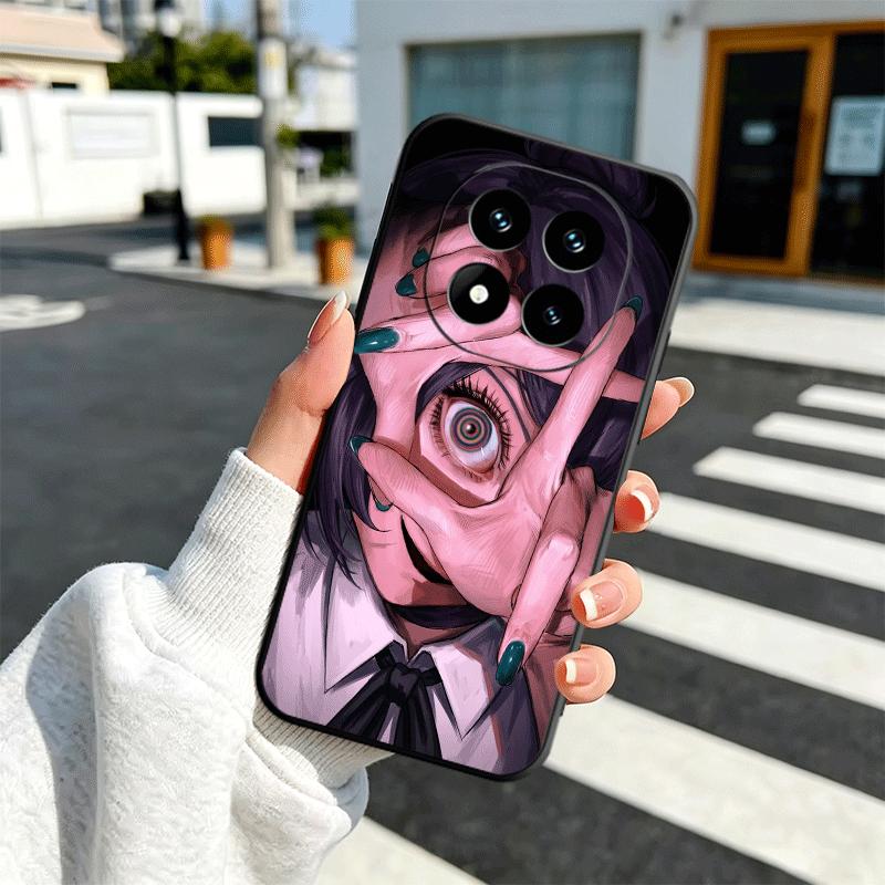 Anime Character R-Reze CSM Soft Phone Case for Xiaomi Redmi Note 12 13 14 15 Pro Plus 11 12S 11S 11T 10 4G Black Cover Back Shel