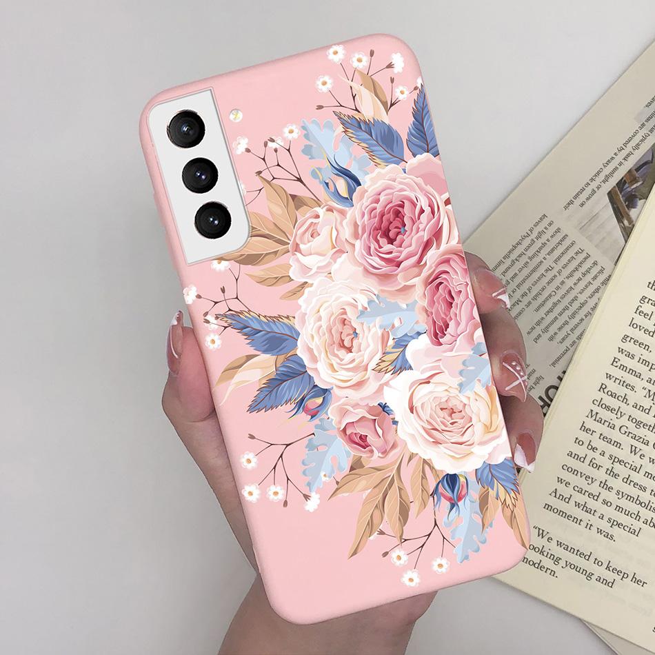 For Samsung Galaxy S21 Plus Ultra FE 5G Case Cute Painted Silicone Soft Protective Phone Cover for SamsungS21 S 21 FE Plus Ultra