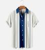 Stylish short-sleeve polka dot shirt, trendy gradient design for casual wear.