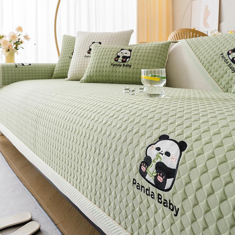 Cool Doudou Sofa Cushion Summer Summer Ice Silk Mat Seat Cushion New Non-Slip Sofa Cover Cover Cloth Towel
