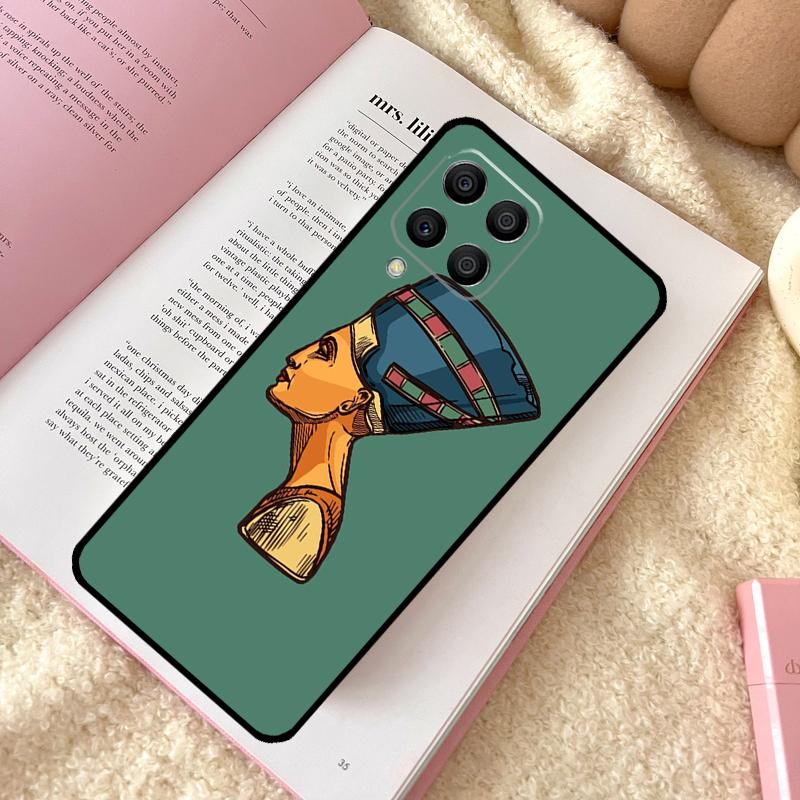 Egypt Nefertiti Ankh Case For Samsung Galaxy M21 M12 M13 M14 M15 M06 M16 M36 M56 M31 M53 M32 M52 M35 M55 M34 M54