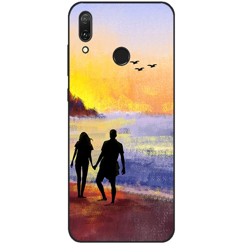 For Huawei Y7 2019 Case Y 7 2019 Silicone TPU Back Cover Protective Phone Case For Huawei Y7 Y7 Prime 2019 Bumper Fundas Coque