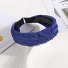 New Headbands for Women Girls Knotted Hair Band Solid Color Hairband Simple Hair Hoop Retro Makeup Headwear Hair Accessories