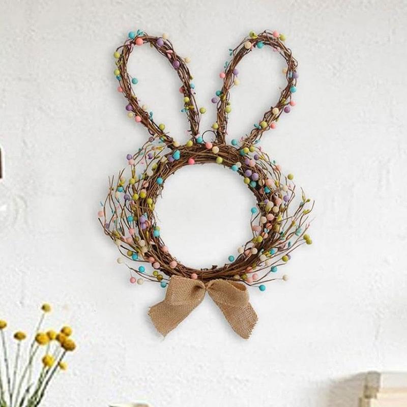 Hase Oder Biene Drahtkranzrahmen Metall Osterkranzform DIY Handarbeiten Hängbare Deko-Zubehör Für Schlafzimmer Wohnzimmer