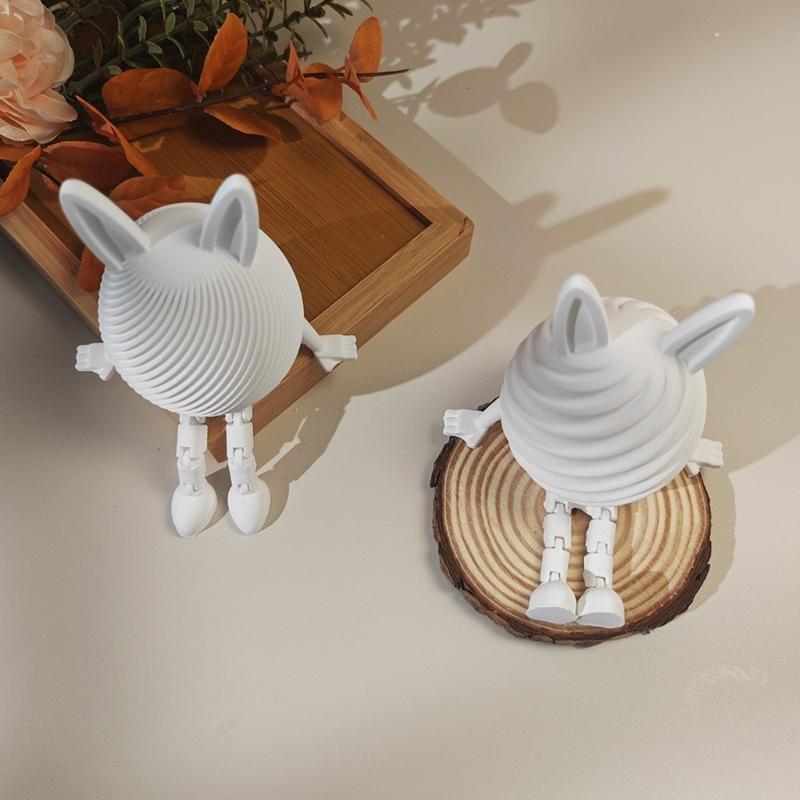 Food Grade Elastomer Rabbit Recyclable Easy Use Plastered Casting Art Decorative Figurine