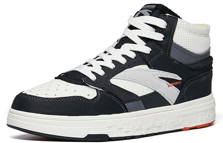 Men's Sneakers Anta Patchwork Slip Resistant Cushioning Abrasion Resistant Mid top Skateboard Shoes Men's