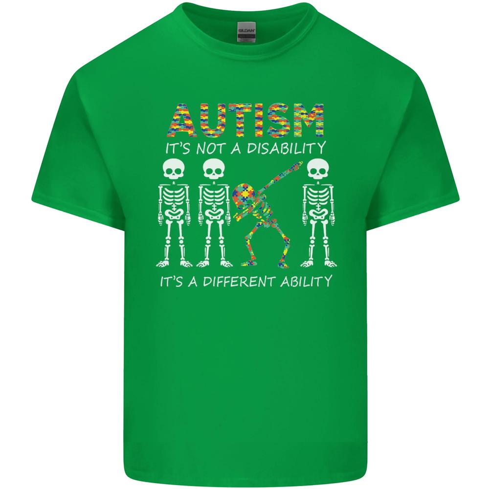 Autism A Different Ability Autistic ASD Unisexs Cotton TShirt Tee Top