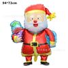 Christmas Balloons Special-Shaped Aluminum Film Balloons Santa Claus Merry Christmas Arrangements Christmas Eve Decorations