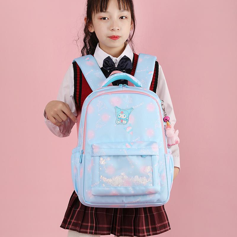 New Cartoon Cute Large-capacity Girls' Schoolbag, Primary School Students Reduce the Burden and Protect the Spine, Fashionable Backpack.