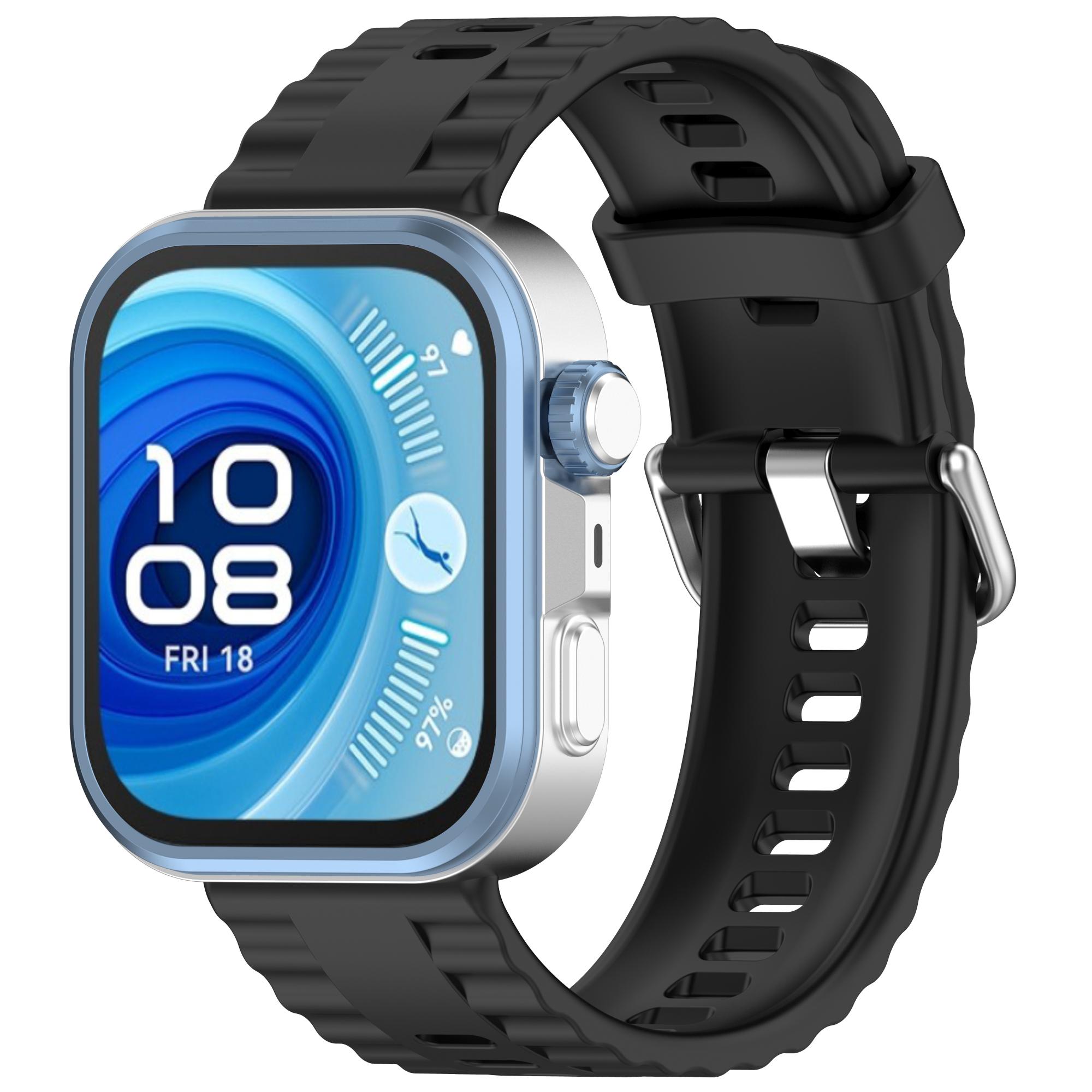 

Oiginal Silicone For Huawei Watch Fit 4 pro 3 Strap Smartwatch Accessories Replacement Correa Bracelet Huawei Watch fit 4 band Huawei Fit 3 чорний