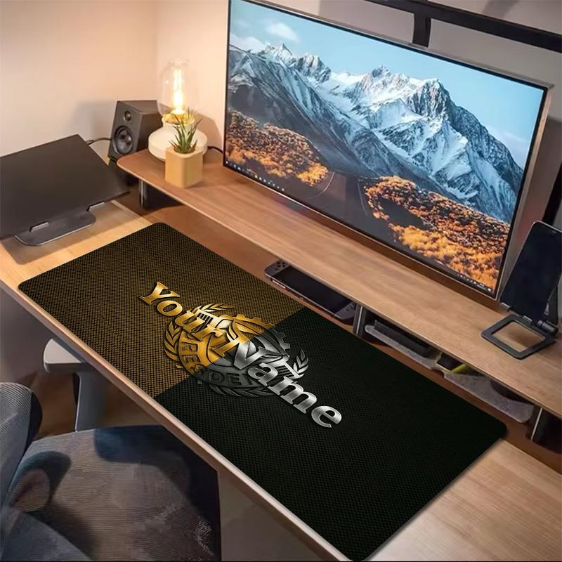 Dynamo Dresden Custom Name Large Size Mouse Pad Large Gaming Table Cushion Non-slip Laptop Tablet Big Mousepad XXL Mat Mini PC Playmat With Lock Edge
