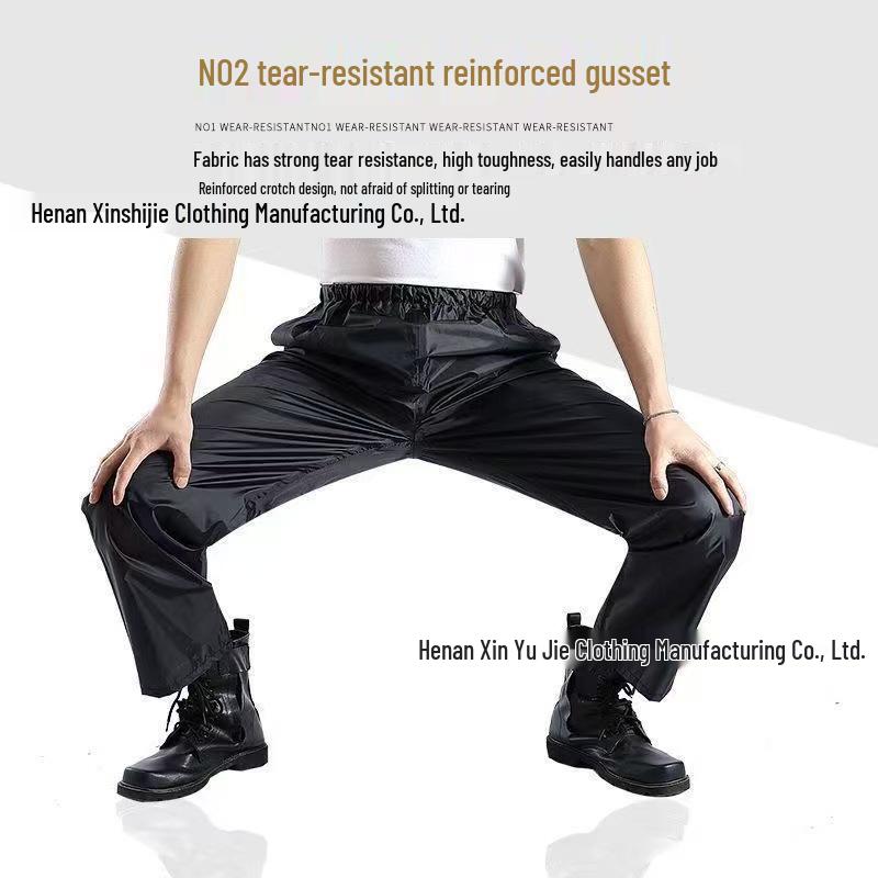 Unisex Reflektierendes Regenanzug-Set (Jacke & Hose) für Motorrad & Outdoor, Starkregen-Schutz für Lieferfahrer