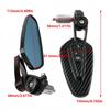 Universal Motorcycle Rearview Mirror Carbon Fiber Pattern Handlebar Mirror Modified Inverted Rear Mirror Motorbike Accessories