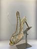 Fashion Fashion Women's High Heels Sandals PVC Transparent Sandals Sexy Pointed Toes Party Nightclub Sandals for Women Rhinestones Pumps