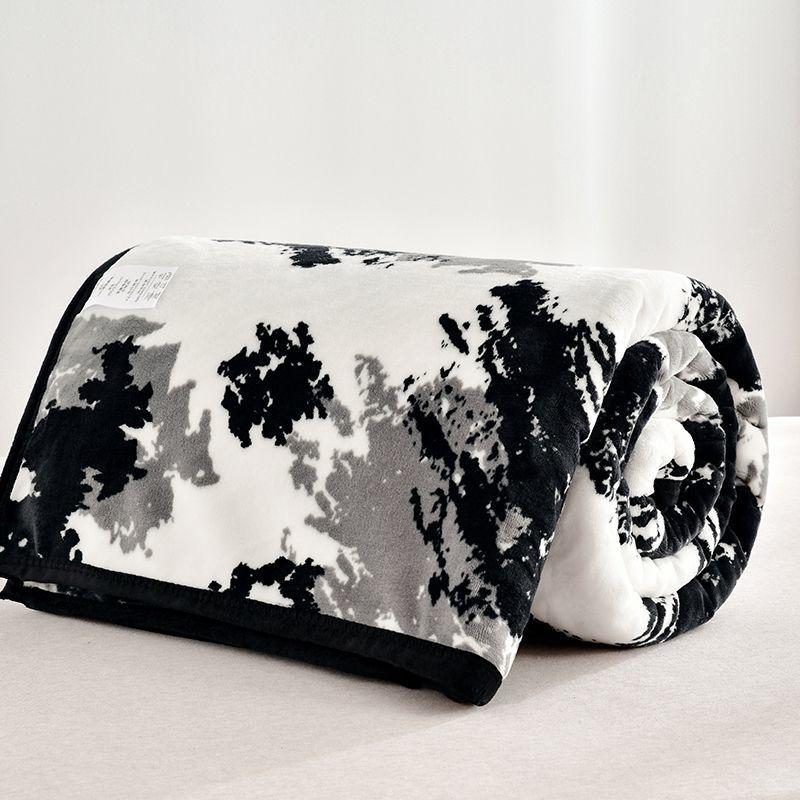 

Молочный бархатный плед Толстый плед Односпальный Клетчатый Плед-накидка на диван Офисный плед для сна, Плед для кондиционирования воздуха, Плед для сна 150*200