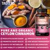 Taoters Ceylon Cinnamon Turmeric Complex Capsules Support Blood Glucose and Metabolic Health 120 Capsules