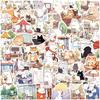 10/30/50pcs Funny Animals Daily Life Stickers Kawaii Graffiti Sticker for Kids Toy Phone Skateboard Luggage Cute Cartoon Decals