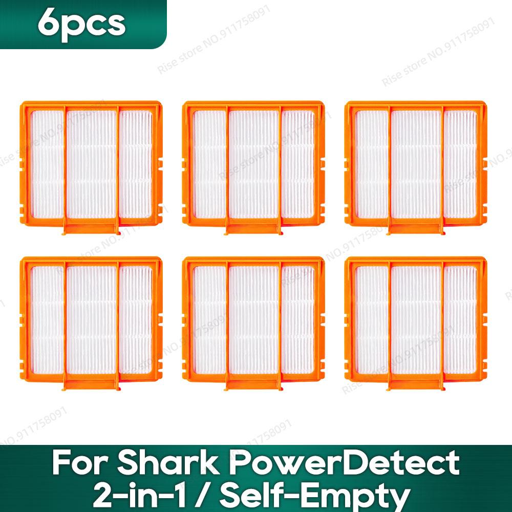 Compatible for Shark PowerDetect 2-in-1 (RV2820YE, RV2820ZE) / Self-Empty (RV2820AE) Accessories Main Brush Filter Mop Pad