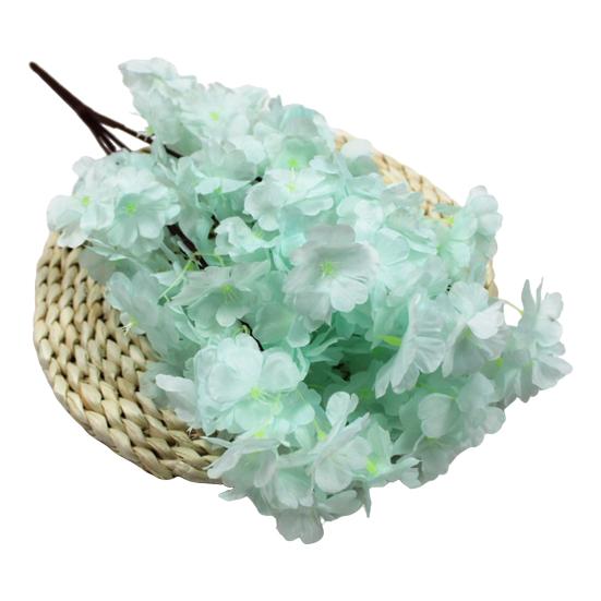 Branches de Cerisier Artificiel 55 cm de Haut Tiges Pêche Fausse Soie Arrangement de Fleurs Artificielles pour Décoration de Table de Maison Mariage