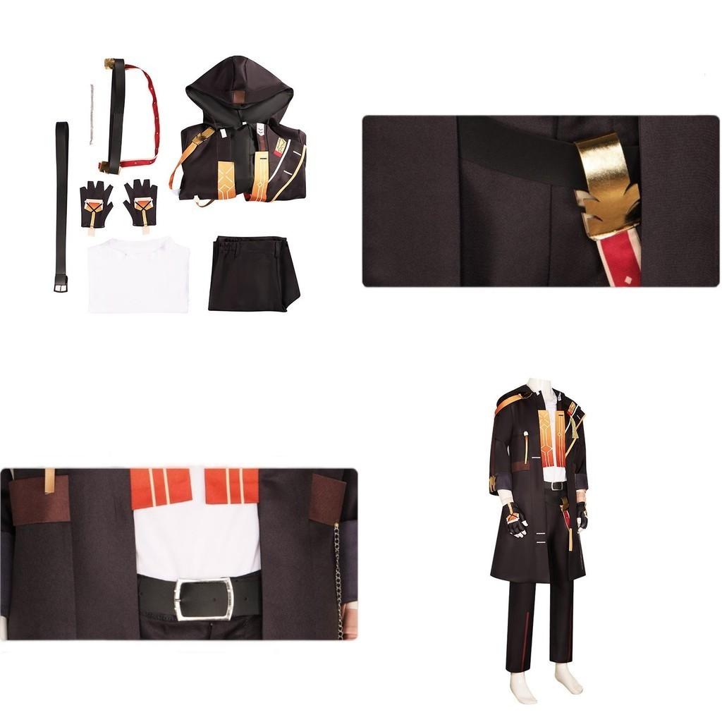 High Quality Polyester Fabric Cosmic Railway Male Protagonist Cosplay Outfit