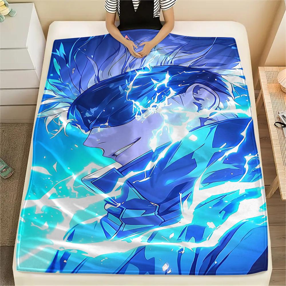 Jujutsu Kaisen Print Flannel Blanket,High quality Comfortable for All Seasons,Home Decor,Warmth and Comfort,Perfect for Christmas Gifts
