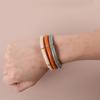 2025 Trendy Colorful Acrylic Bamboo Beads Bracelet for Women Stretch Resin Tube Beaded Cuff Bracelets Bangle Men Fashion Jewelry