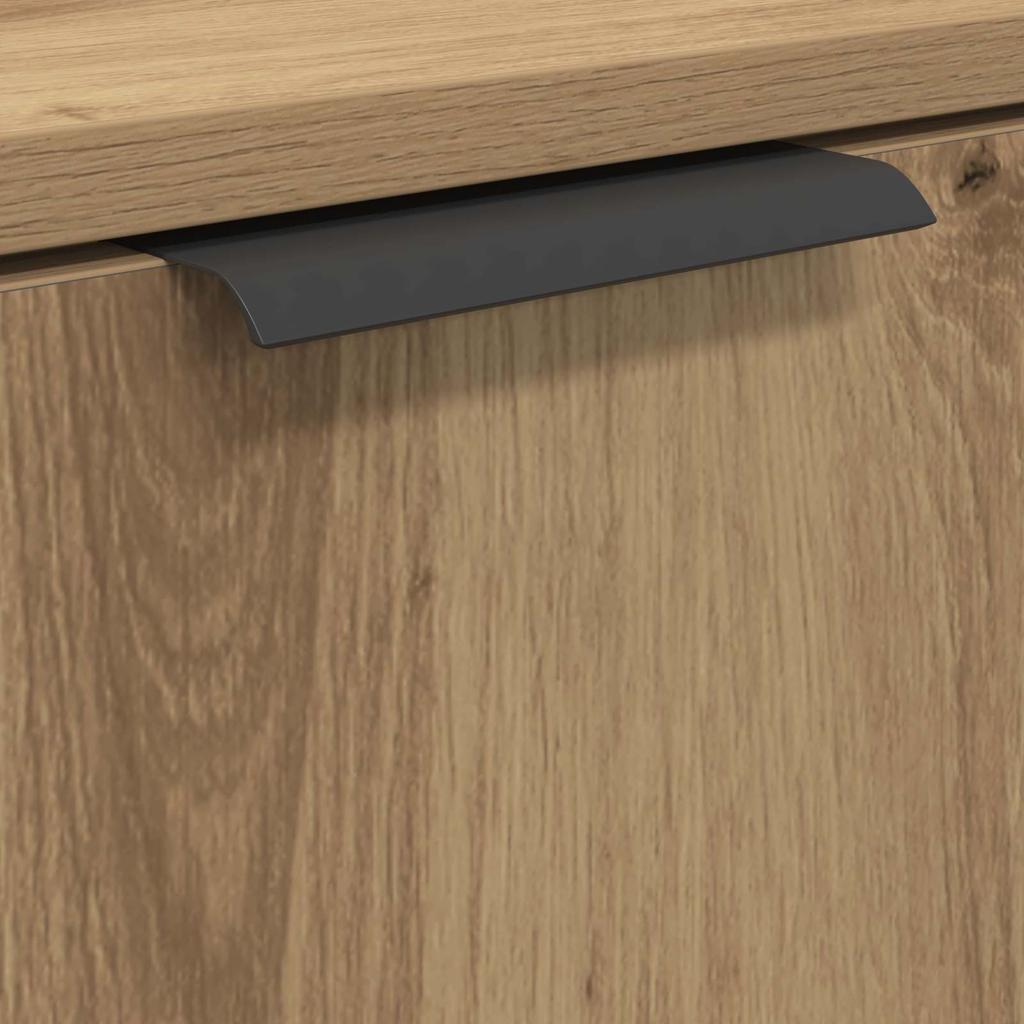 Bathroom Furniture Set 5 Pcs Artisan Oak 64.5 X 33.5 X 59 Cm