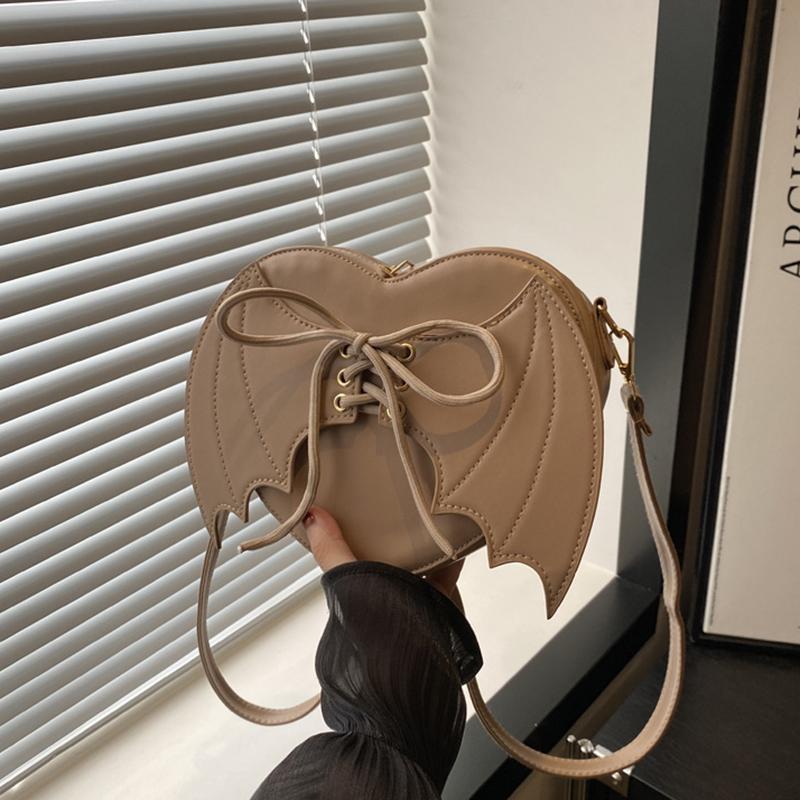 

Yogodlns Новая модная и персонализированная сумка через плечо Wing, универсальный модный дизайн, женская сумка через плечо, сумка-коробка и кошелек 20.5x7.5x17cm хаки