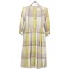 BLUE LABEL CRESTBRIDGE 23 year old check dress dress 36 yellowUsed