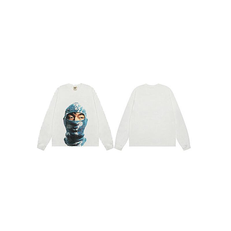American Trendy Heavyweight Long-Sleeve Men's Autumn/Winter Loose Casual Pure Print Hoodie