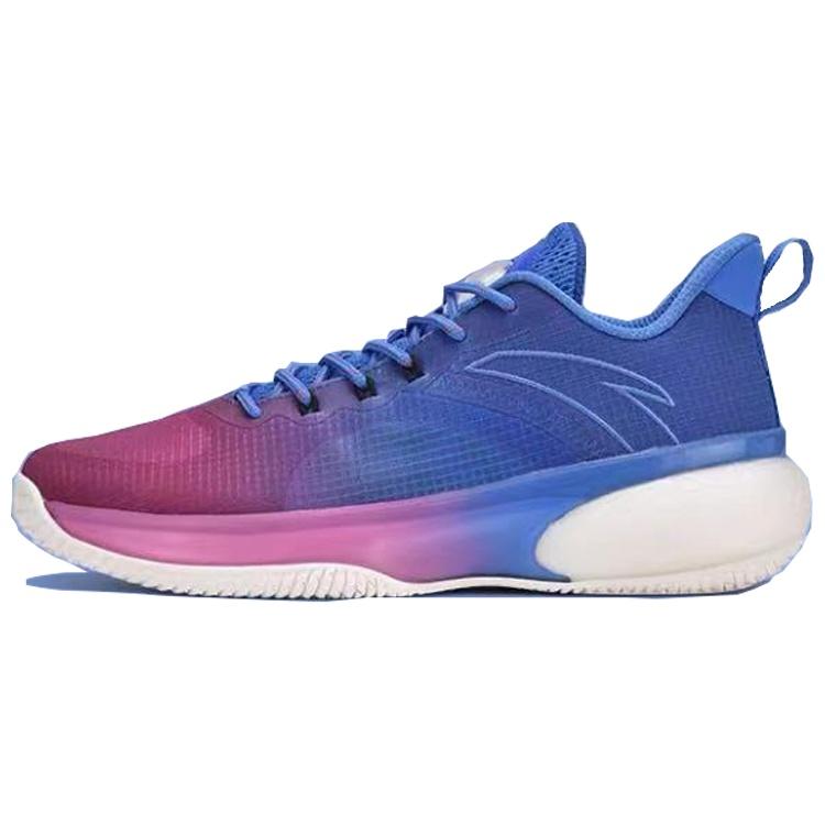 ANTA Cement Bubble Low Blue Purple White Men s 112121606S-6 EU 42