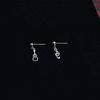 Art Cute Little Guitar Earrings Female Minimalist Creative Student Mini Music Note Stud Earrings Asymmetrical Earrings Female