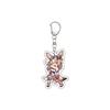 55MM Anime hololive Keychain Tokino Sora/Robocosan/Ōokami Mio/Shirogane Noel Key Chain Acrylic Model Plate Christmas Gifts
