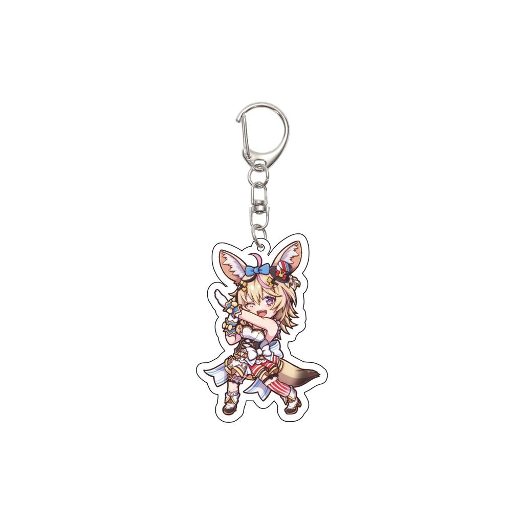 55MM Anime hololive Keychain Tokino Sora/Robocosan/Ōokami Mio/Shirogane Noel Key Chain Acrylic Model Plate Christmas Gifts
