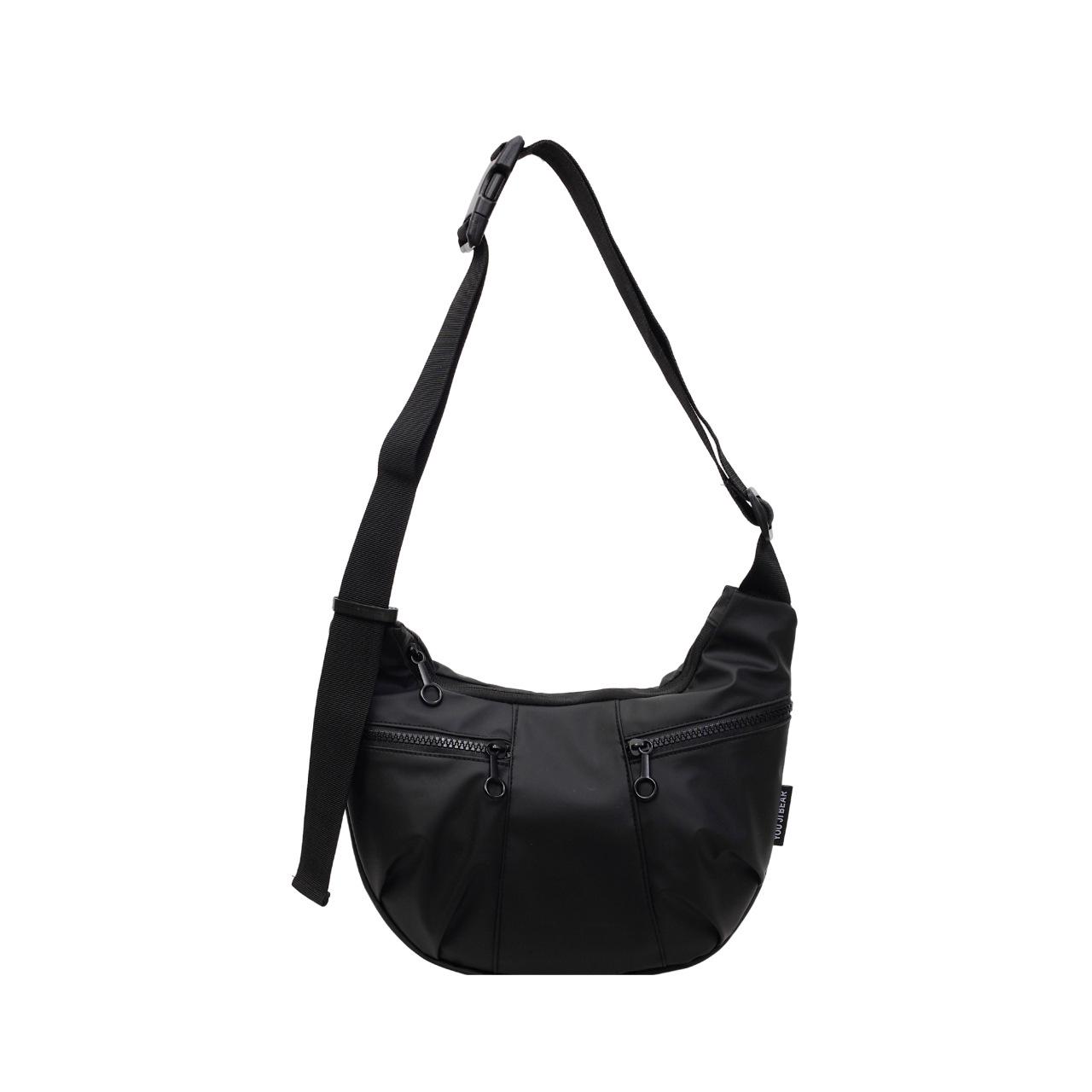 

Versatile Leather Crossbody Dumpling Bag: Large Capacity, Multi-Layer Zipper, Fashionable Casual Shoulder Bag